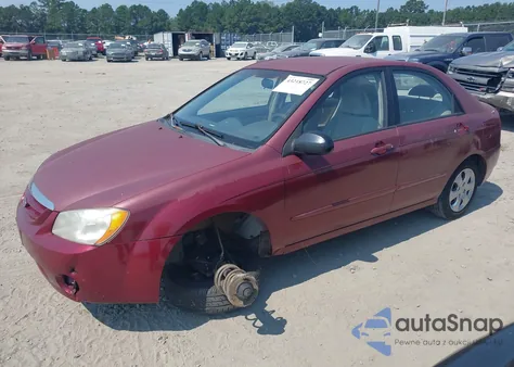 2006 Kia Spectra Ex/Lx/Sx из США, поврежденный, VIN KNAFE121565364186